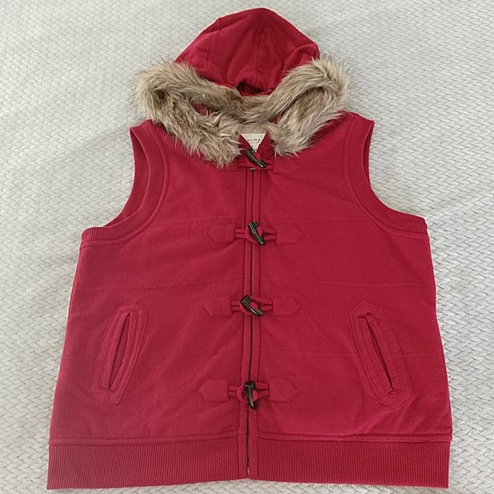 Sonoma Sleeveless Zip Up Hoodie Vest